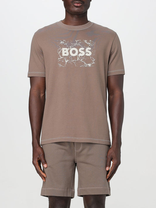 Boss T Shirt Men Beige