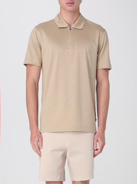 Boss Polo Shirt Men Beige
