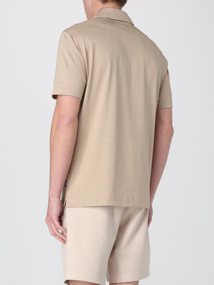 Boss Polo Shirt Men Beige