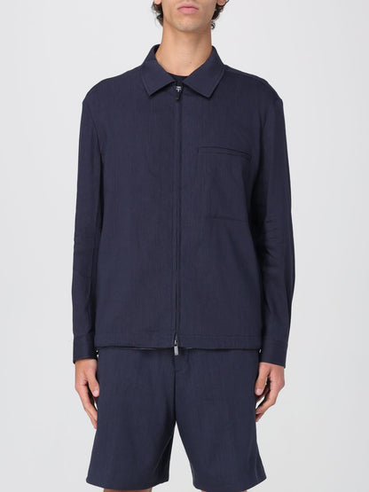 Boss Jacket Men Blue