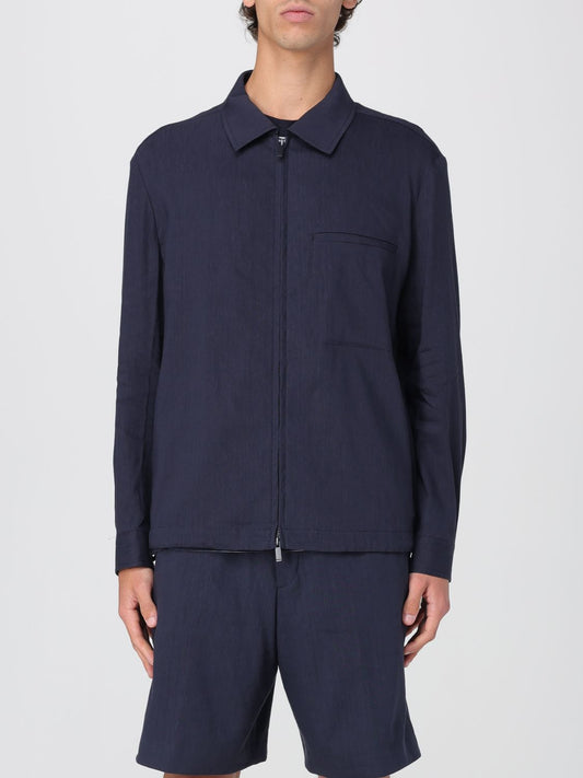 Boss Jacket Men Blue