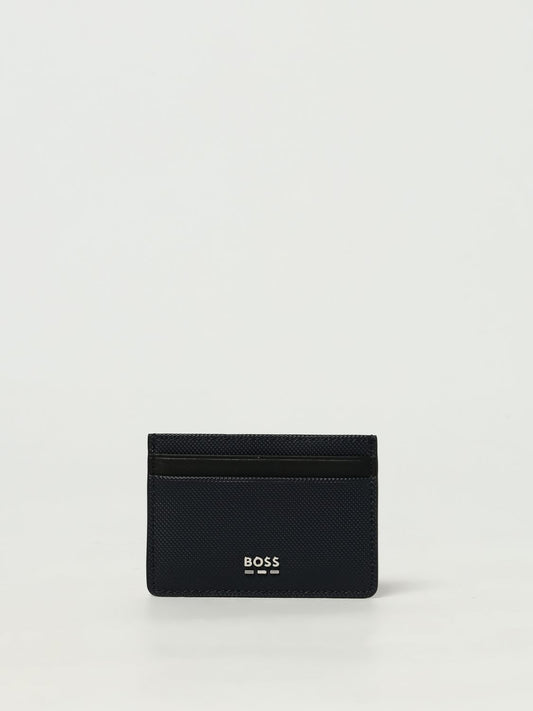 Boss Wallet Men Blue