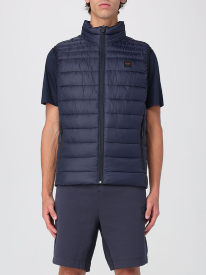 Boss Suit Vest Men Black