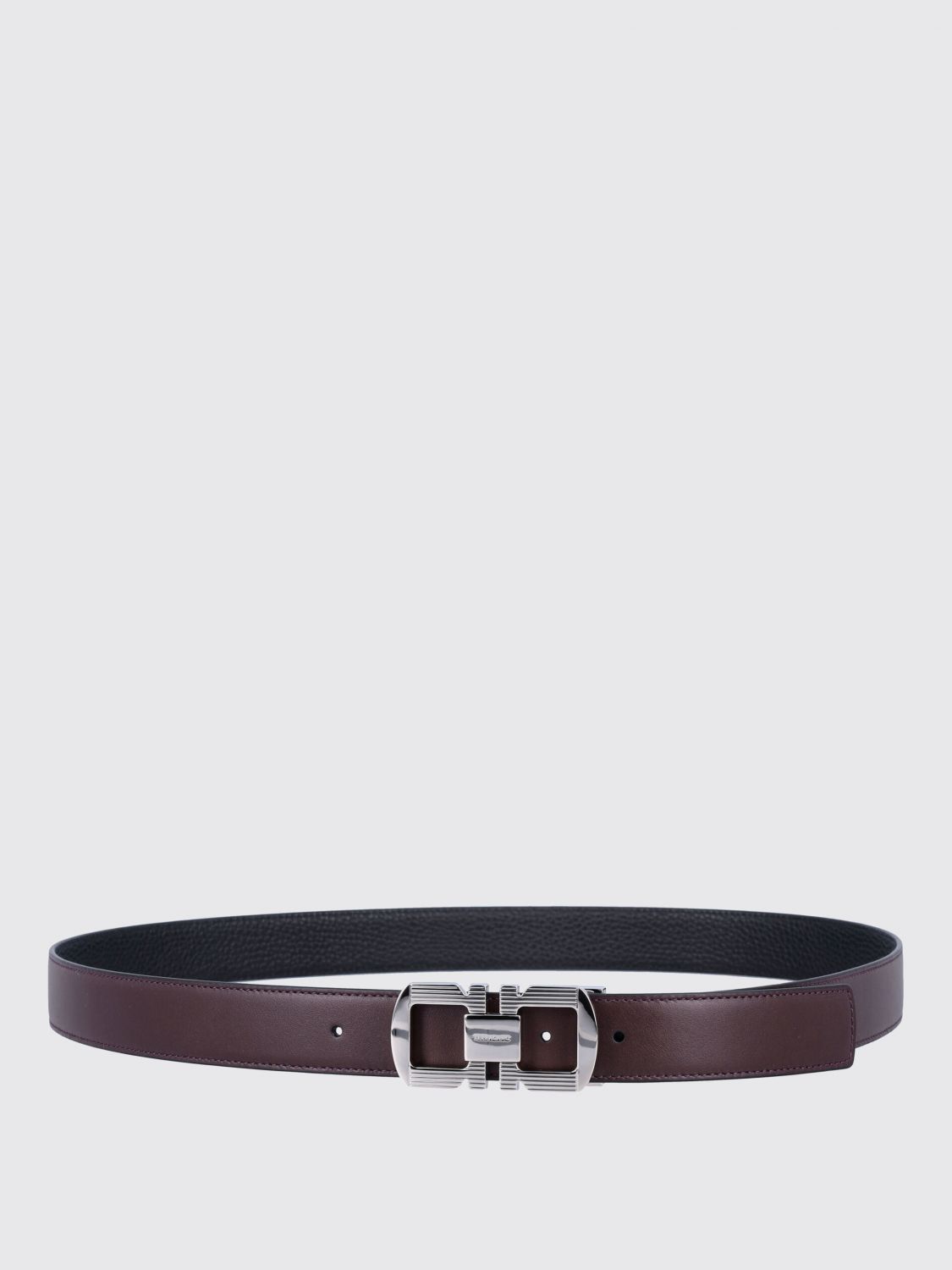 Ferragamo Belt Men Burgundy