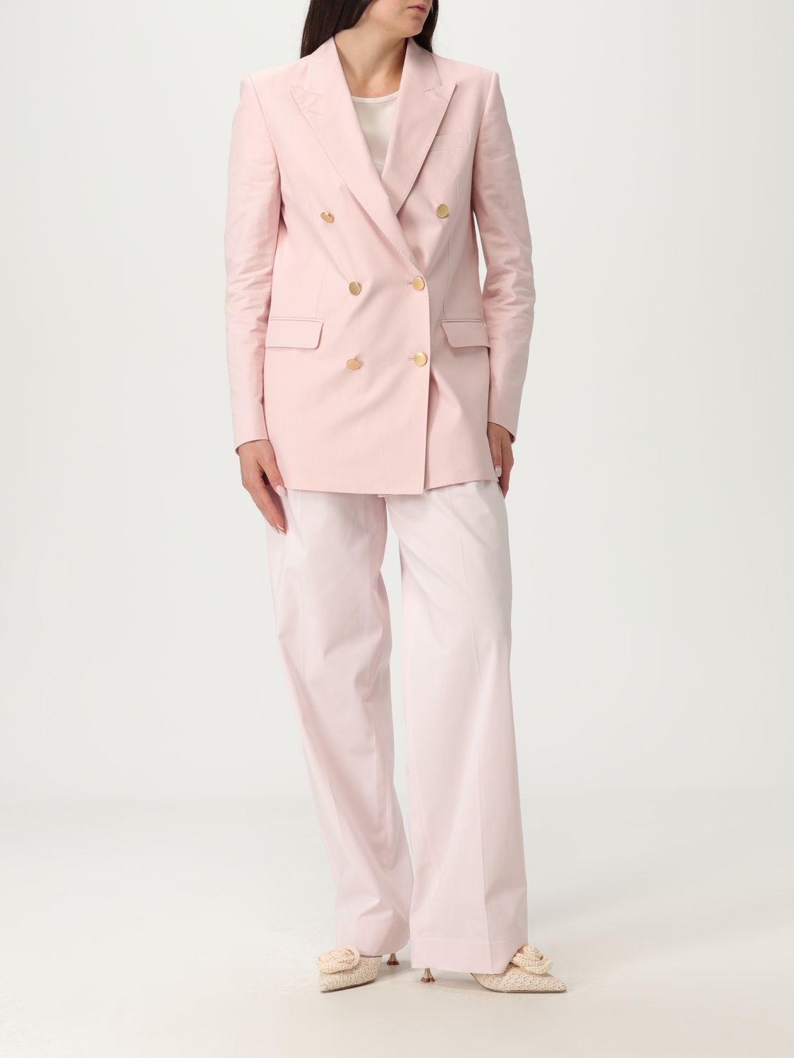 Toteme Pants Woman Pink