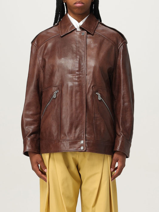 Pinko Jacket Woman Brown