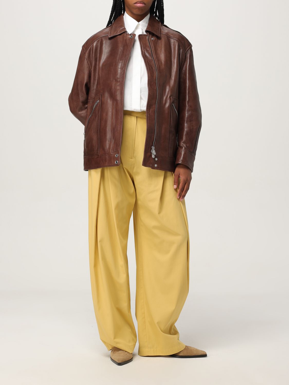 Pinko Jacket Woman Brown