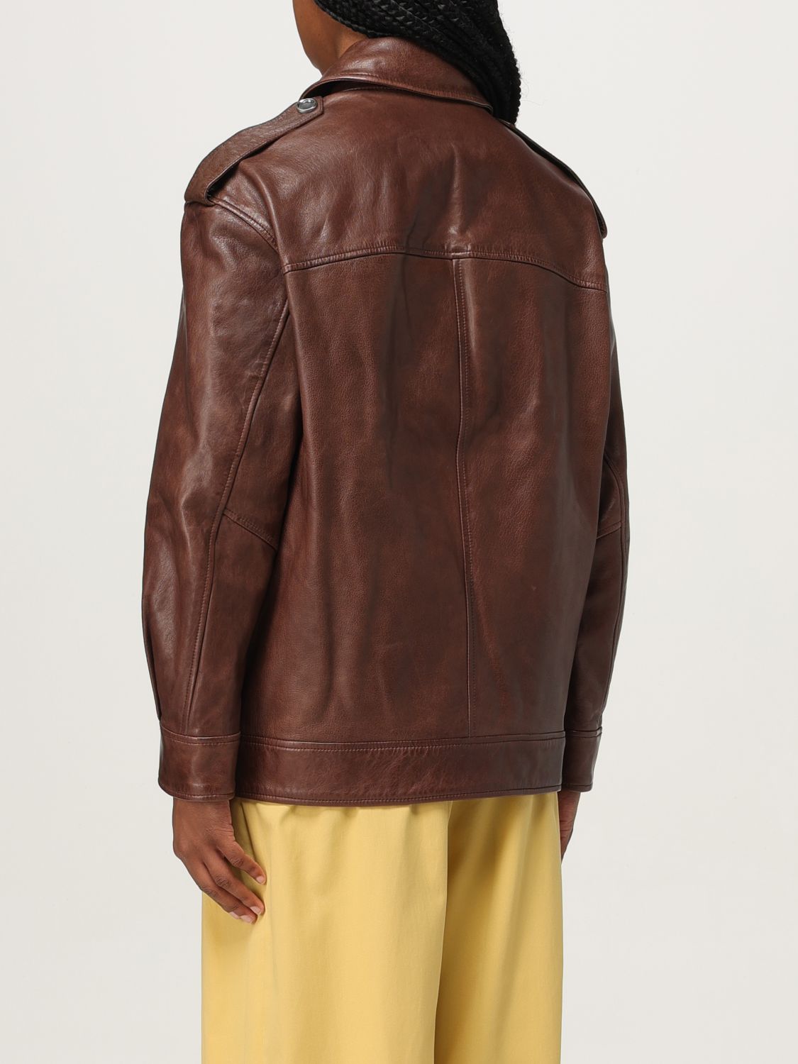 Pinko Jacket Woman Brown