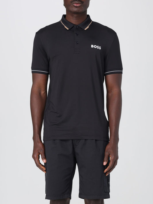 Boss Polo Shirt Men Black