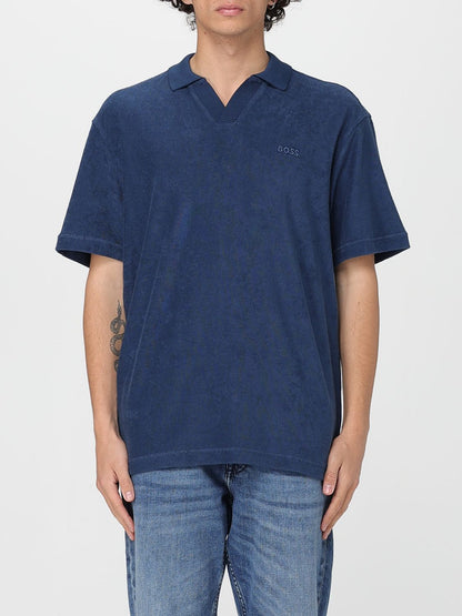 Boss Polo Shirt Men Beige