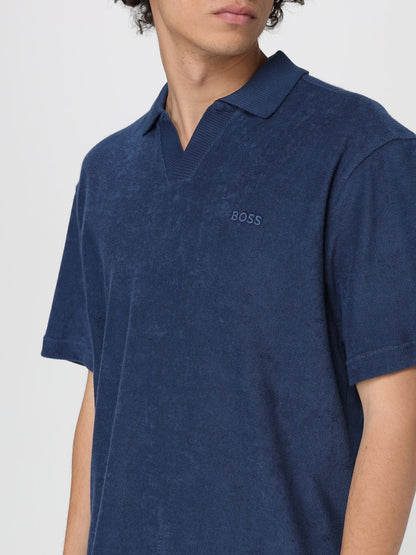 Boss Polo Shirt Men Beige