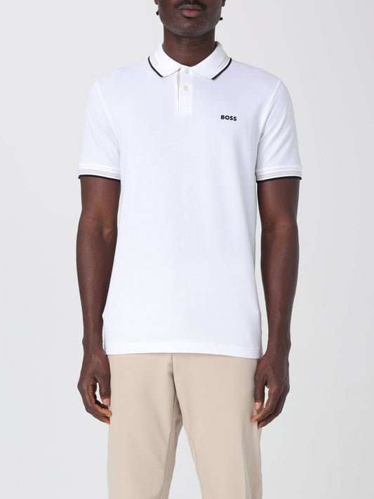 Boss Polo Shirt Men Beige