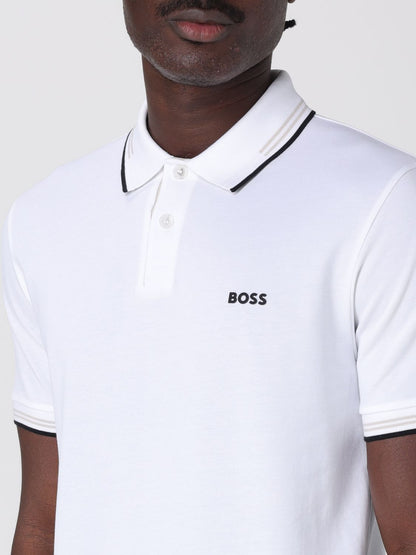 Boss Polo Shirt Men Beige