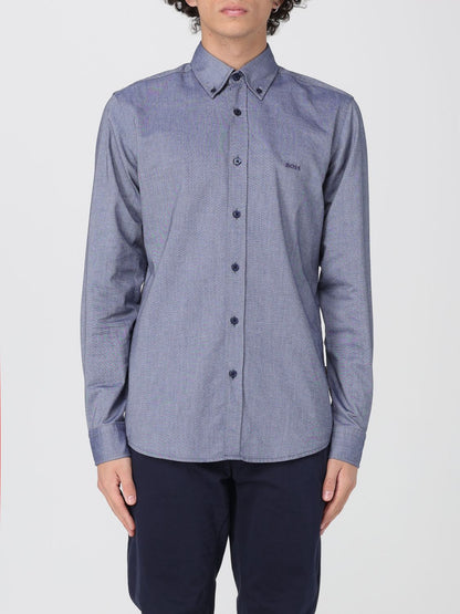 Boss Shirt Men Blue