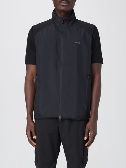 Boss Suit Vest Men Black