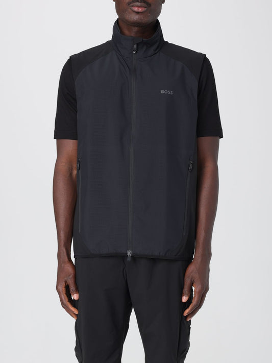 Boss Suit Vest Men Black