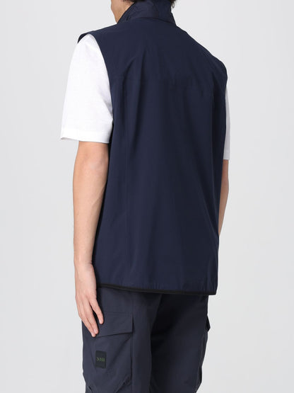 Boss Suit Vest Men Black