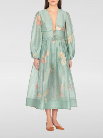 Zimmermann Dress Woman Sky Blue