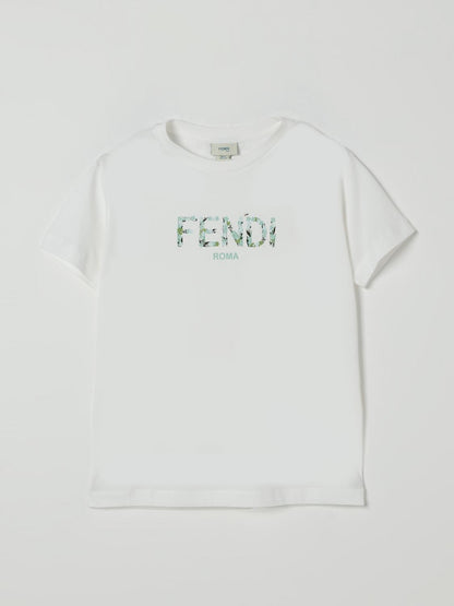 Fendi T Shirt Kids White 2