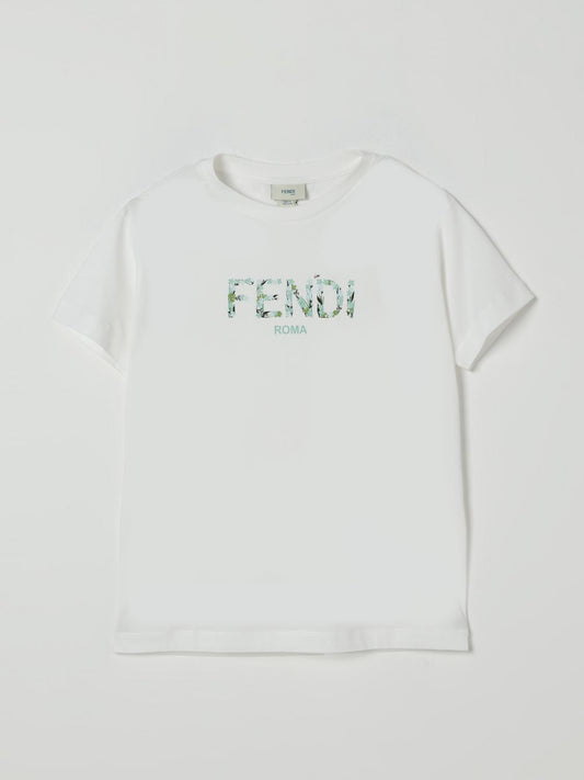 Fendi T Shirt Kids White 2