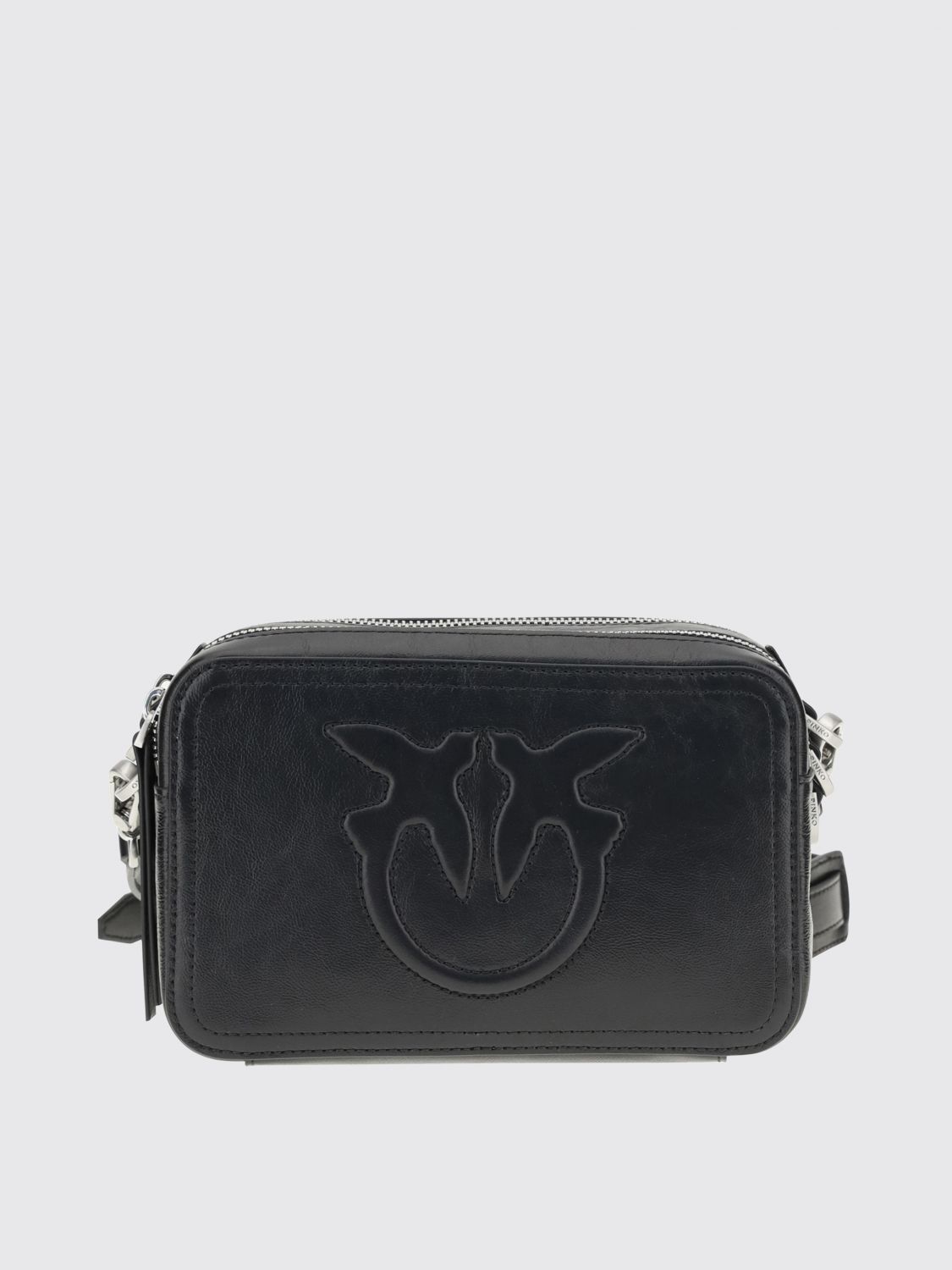 Pinko Crossbody Bags Woman Black