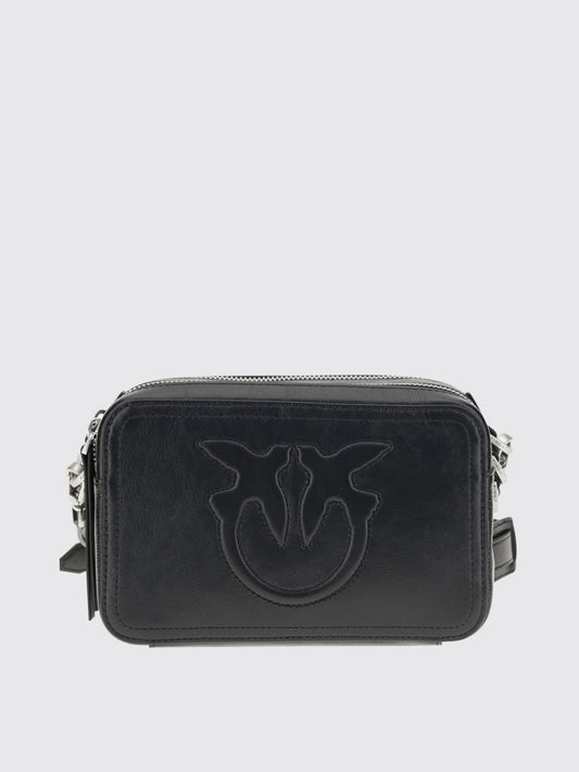 Pinko Crossbody Bags Woman Black