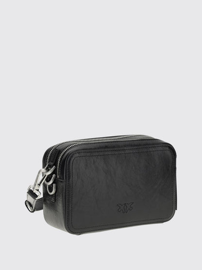 Pinko Crossbody Bags Woman Black