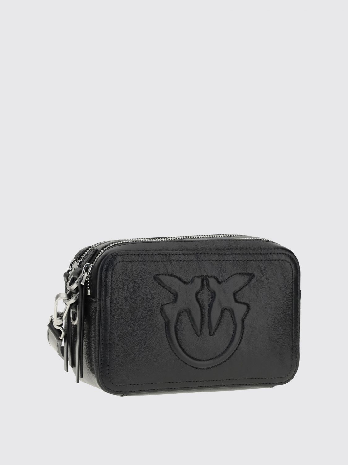 Pinko Crossbody Bags Woman Black