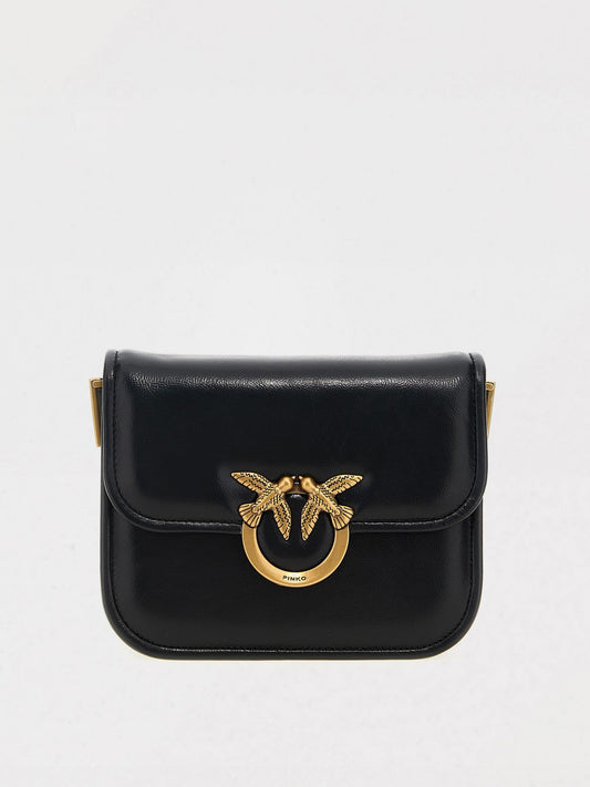 Pinko Crossbody Bags Woman Black