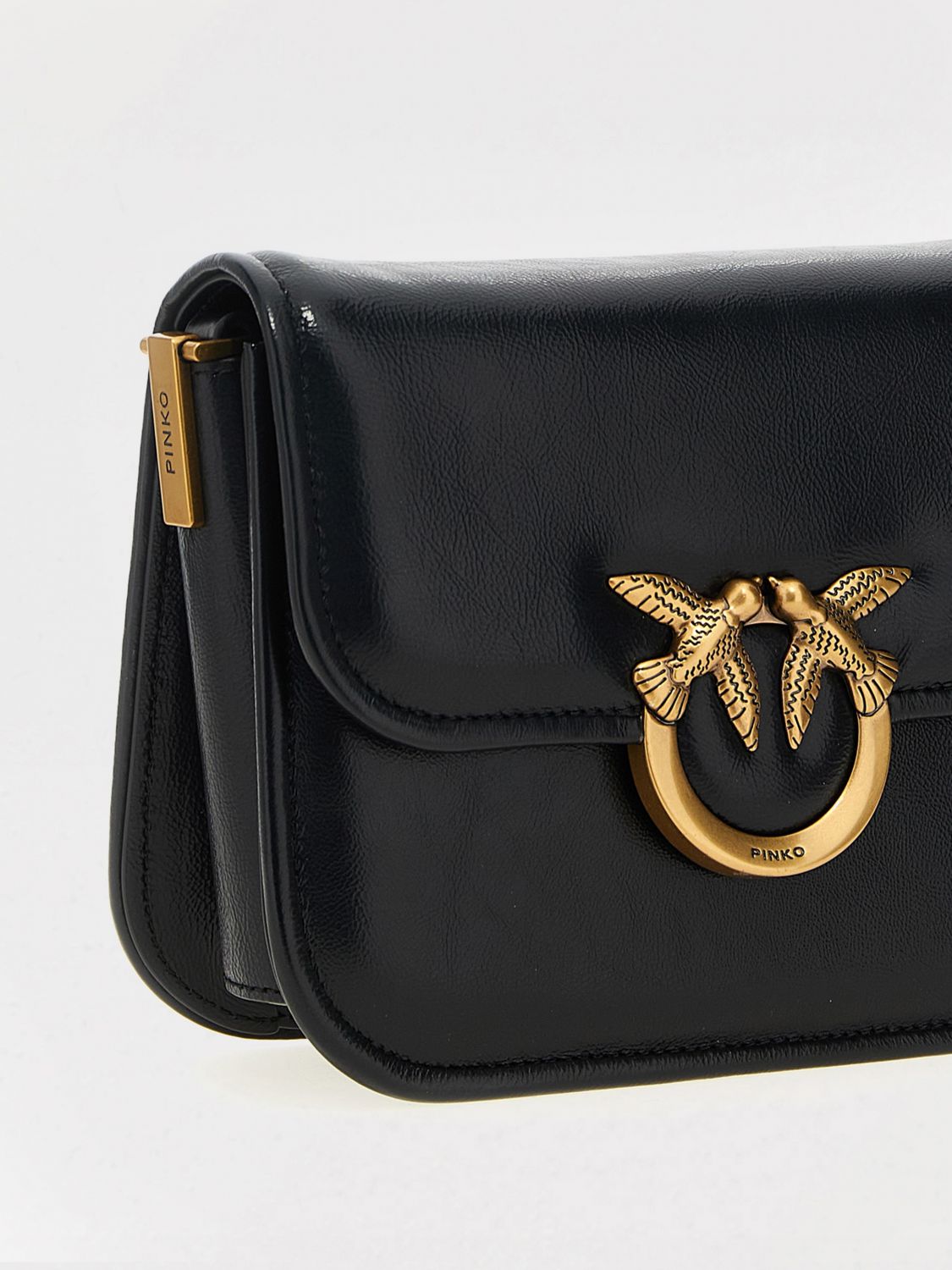 Pinko Crossbody Bags Woman Black