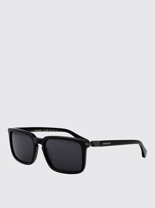 Ferragamo Sunglasses Men Black