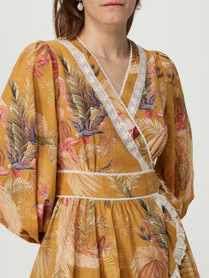 Zimmermann Dress Woman Mustard