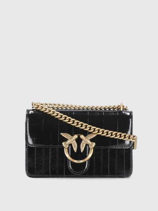 Pinko Crossbody Bags Woman Black