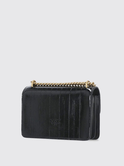 Pinko Crossbody Bags Woman Black