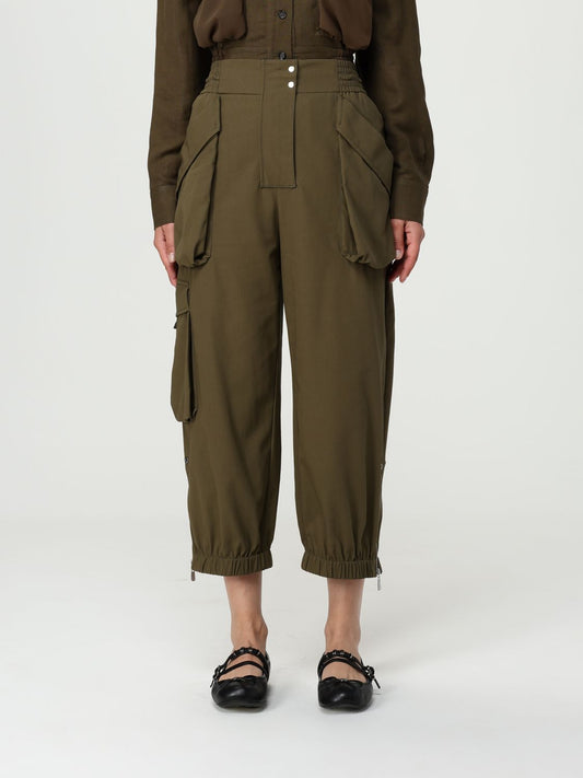 Pinko Pants Woman Olive