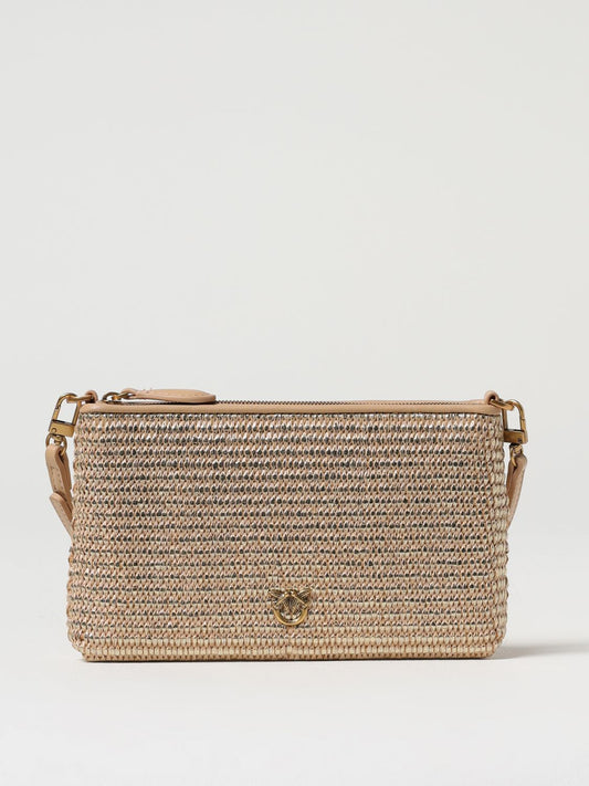 Pinko Crossbody Bags Woman Gold