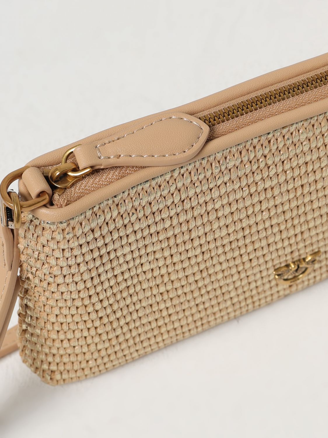 Pinko Crossbody Bags Woman Gold