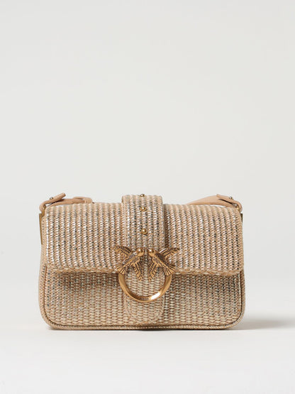 Pinko Crossbody Bags Woman Gold