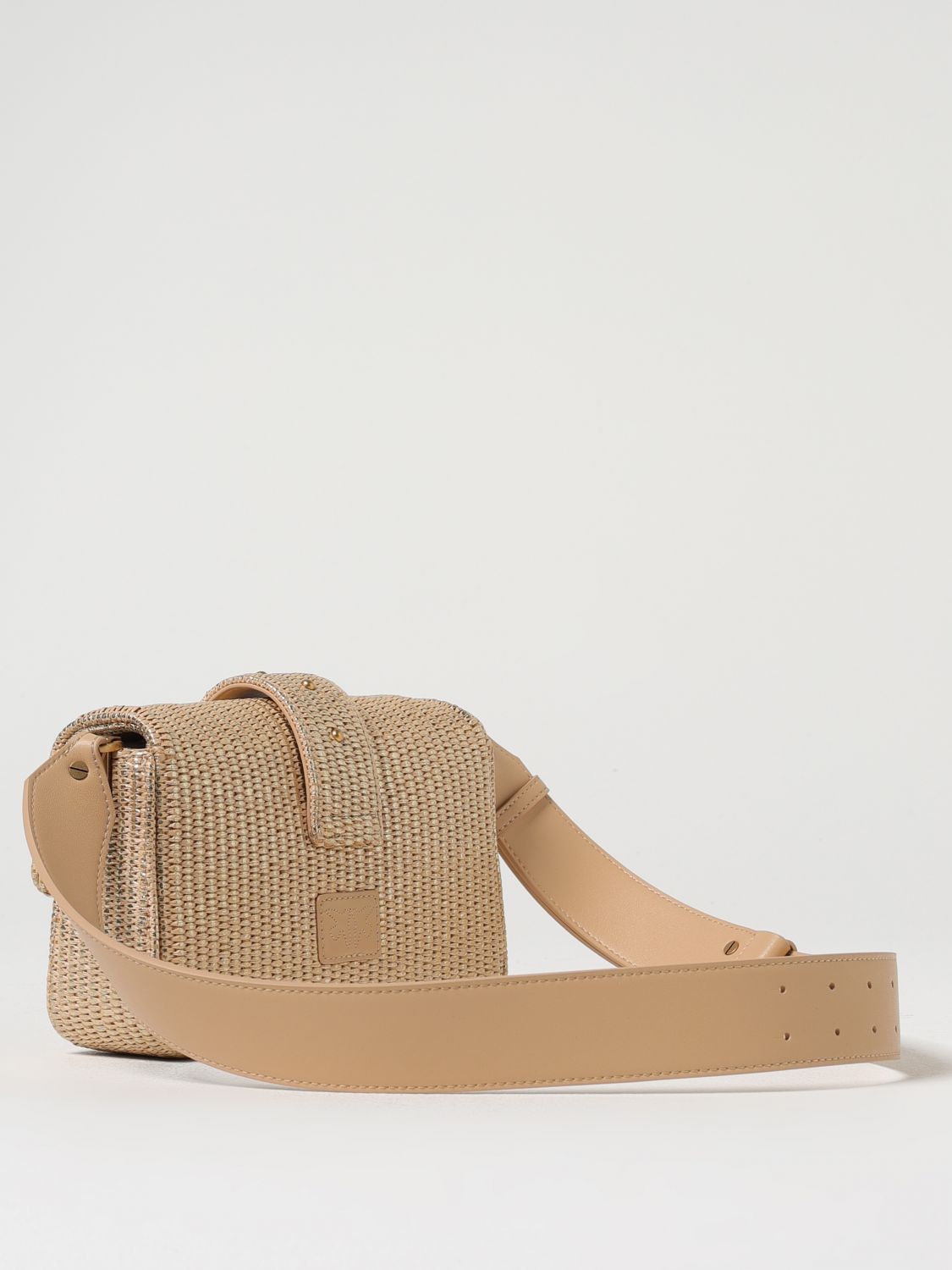 Pinko Crossbody Bags Woman Gold