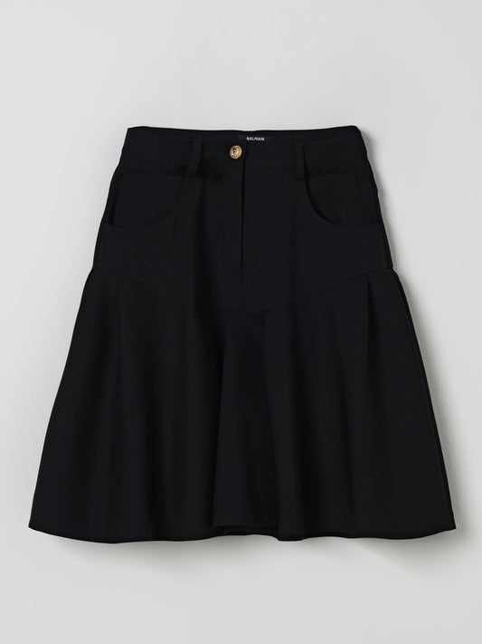 Balmain Skirt Kids Black