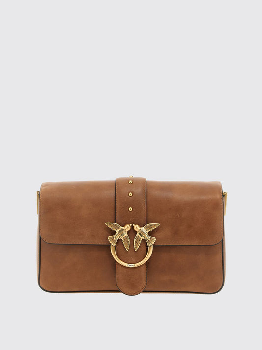 Pinko Crossbody Bags Woman Brown