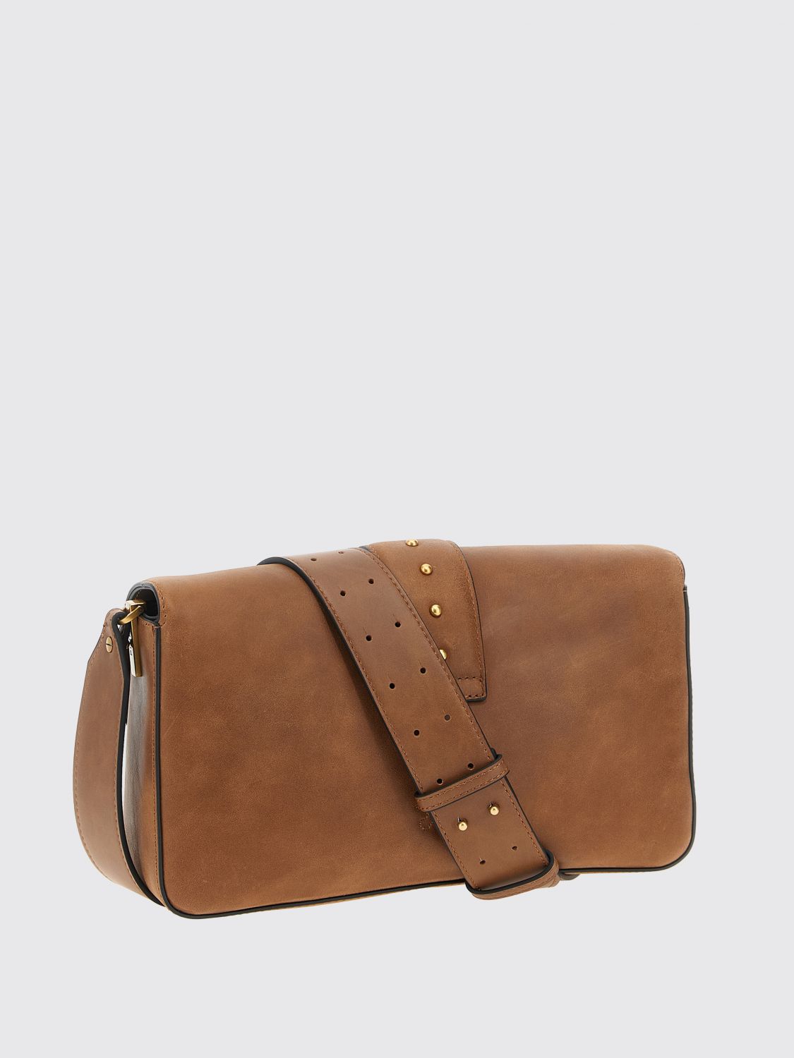 Pinko Crossbody Bags Woman Brown