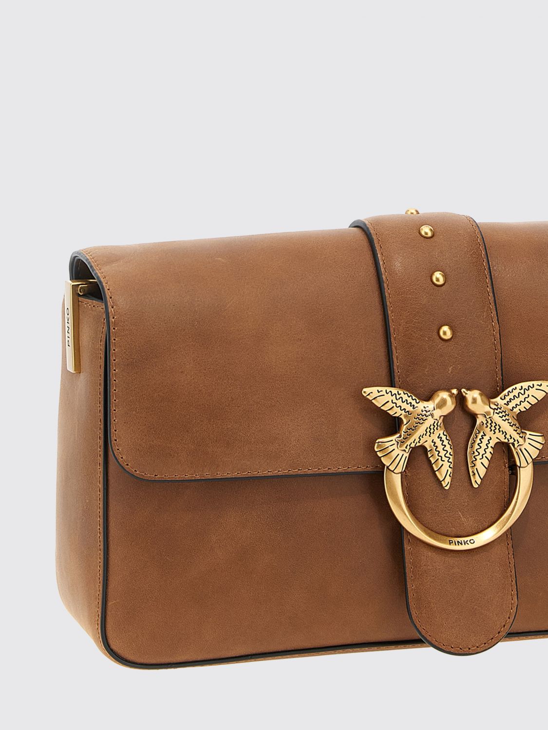 Pinko Crossbody Bags Woman Brown