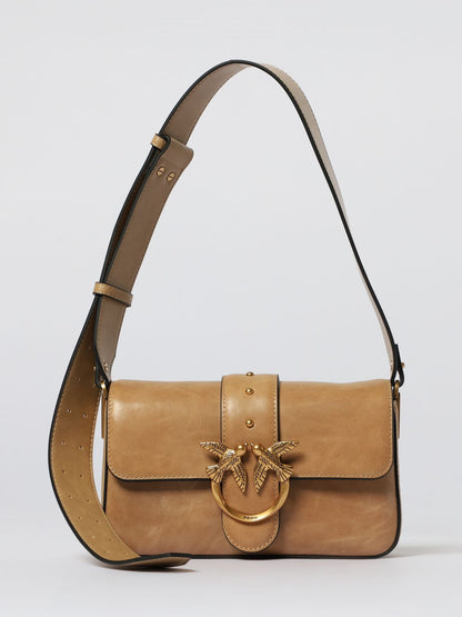 Pinko Crossbody Bag Woman Beige