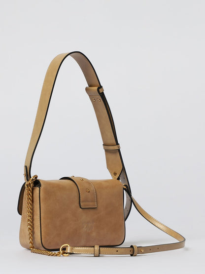Pinko Crossbody Bag Woman Beige