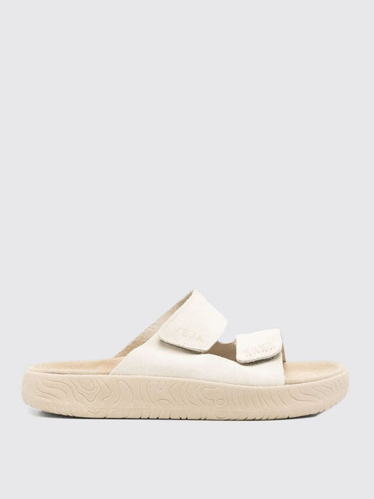 Veja Flat Sandals Woman Yellow Cream