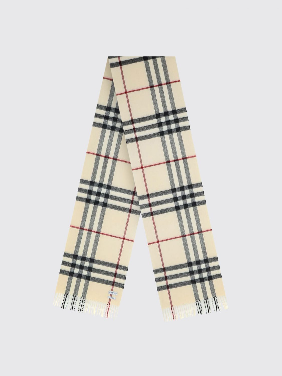 Burberry Scarf Men Grey