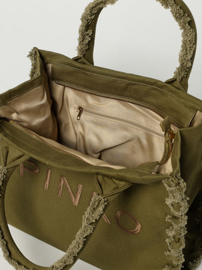 Pinko Tote Bags Woman Military