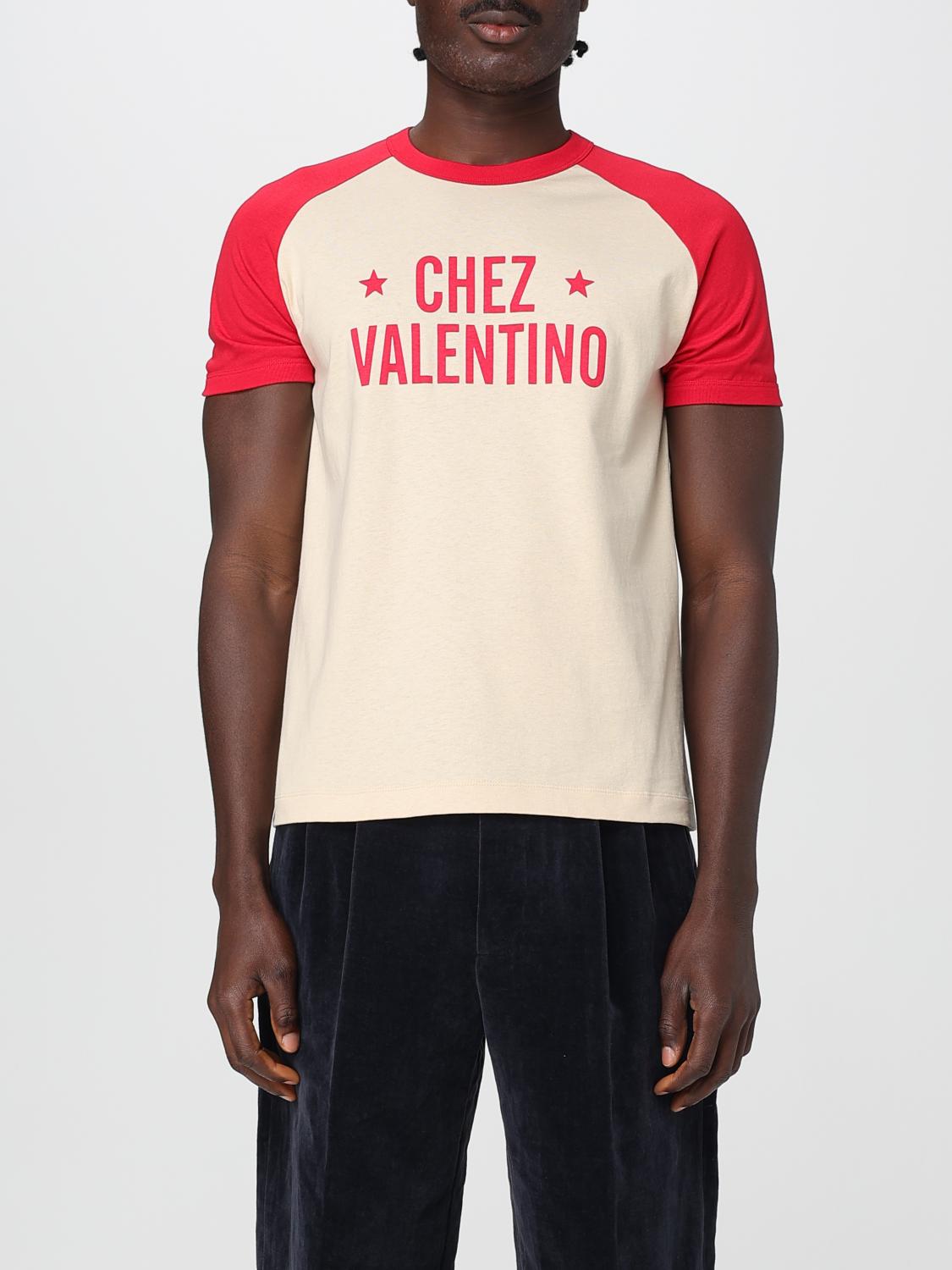 Valentino T Shirt Men Butter