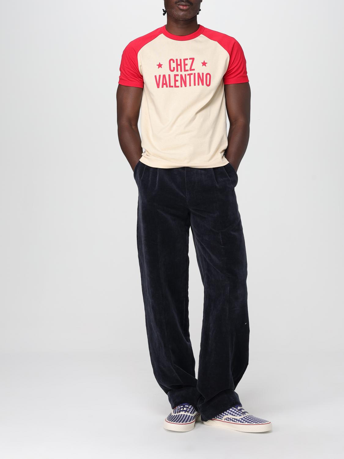 Valentino T Shirt Men Butter